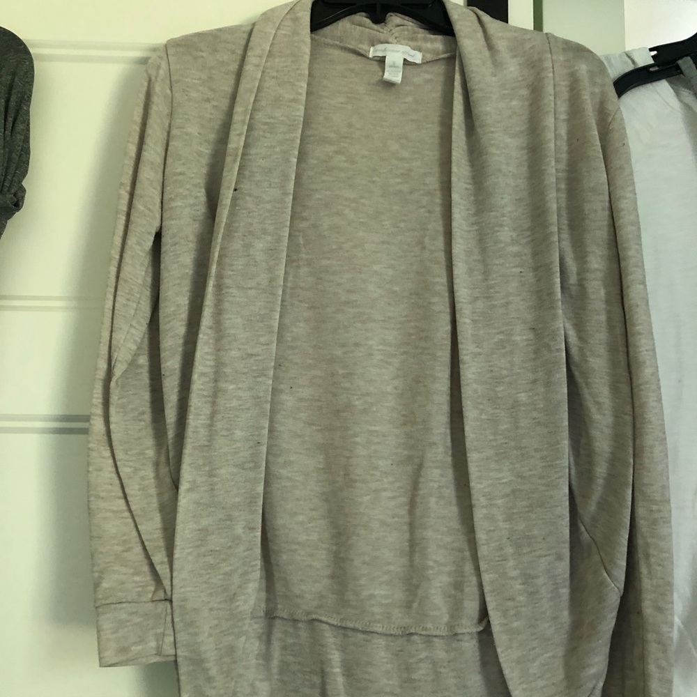 Tan cardigan